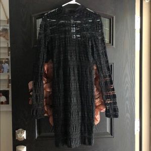 Lace black dress